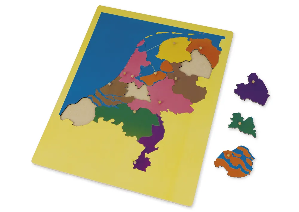 TimeTEX Puzzlekarte Niederlande "Montessori Premium"