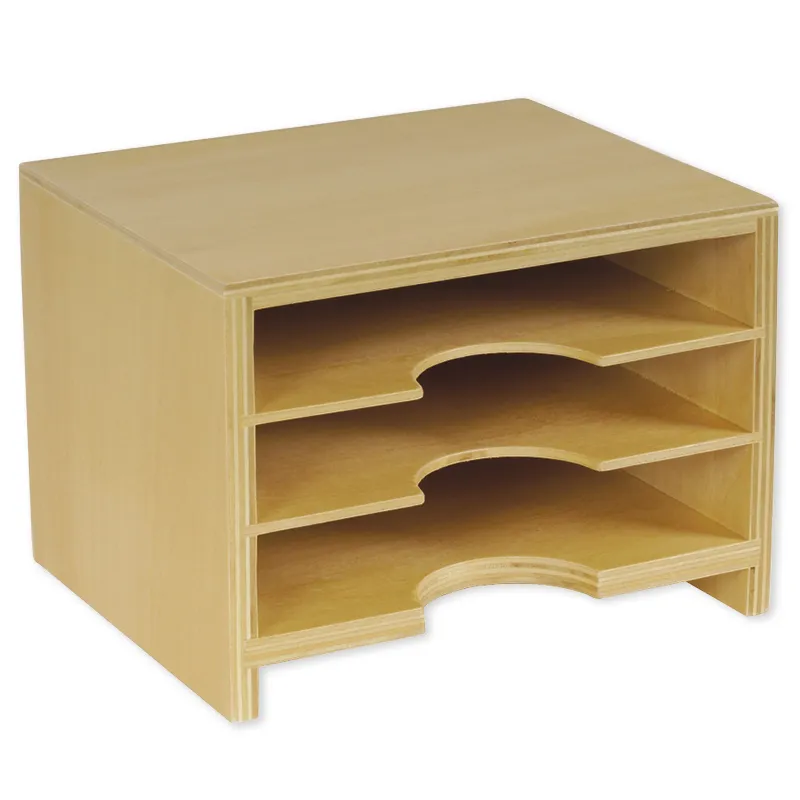 TimeTEX Kasten mit 3 Fächern für die botanischen Karten "Montessori Premium"