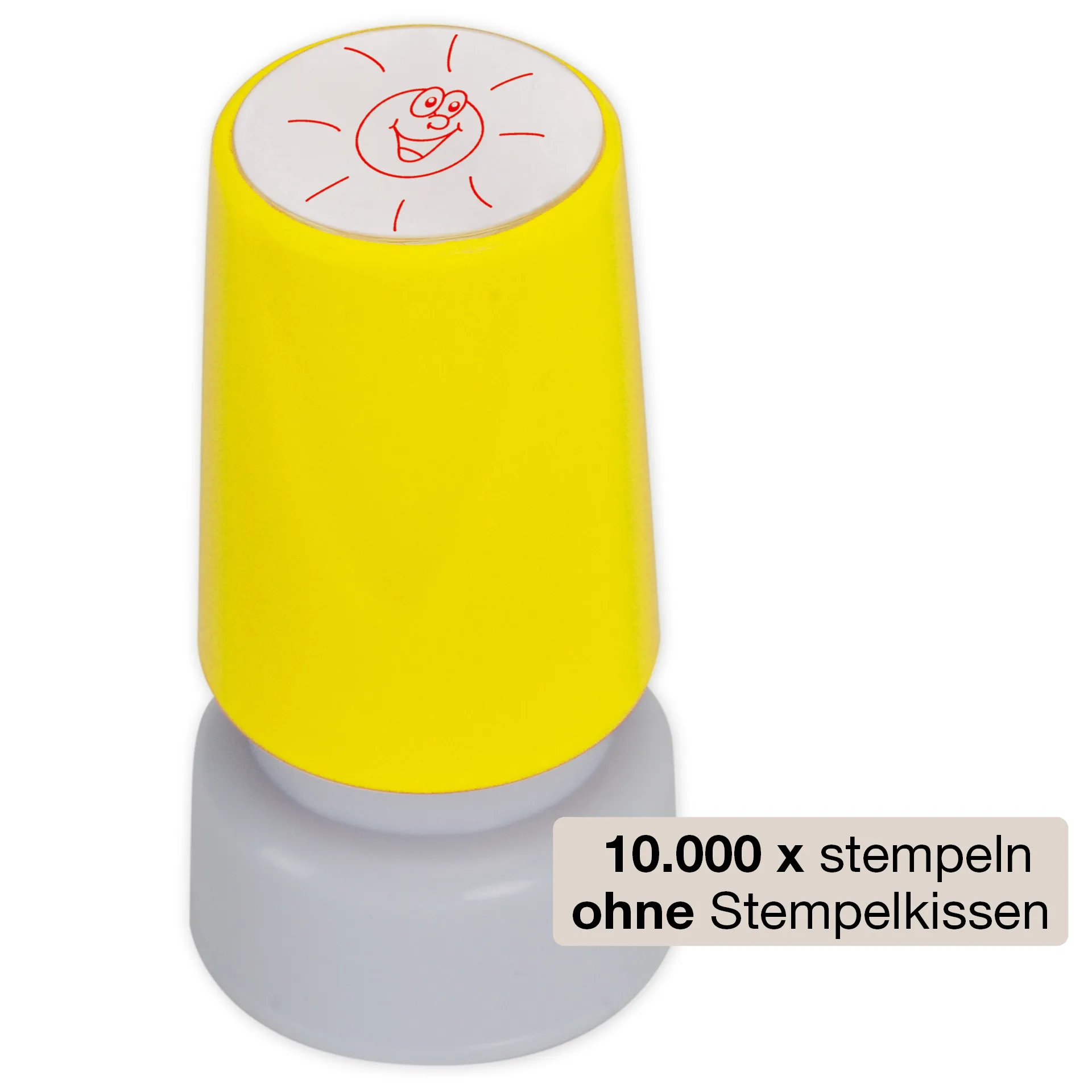 Siebdruck-Stempel "Perpetuum", "Sonne"