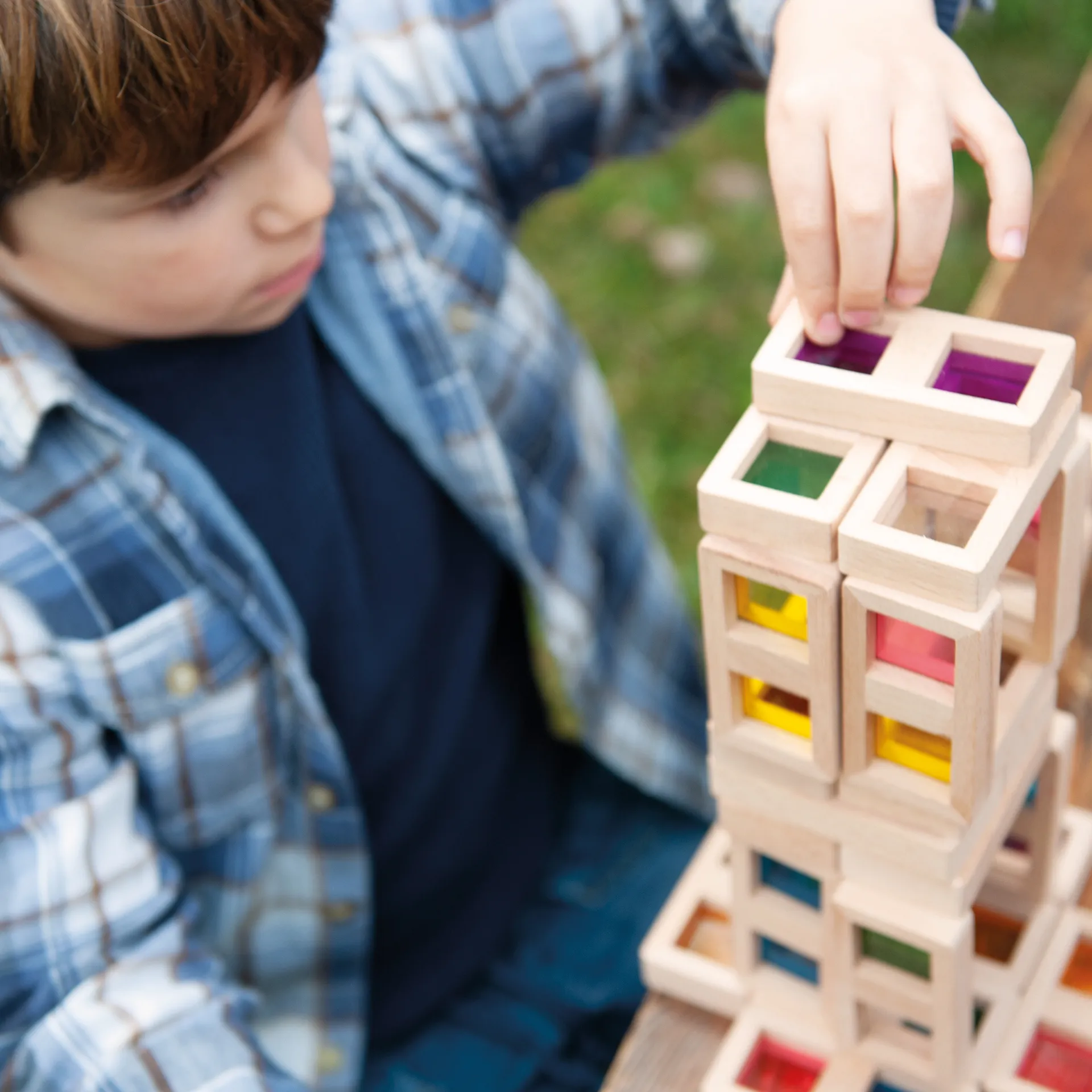 Farb-Domino "Regenbogen", 29-tlg.