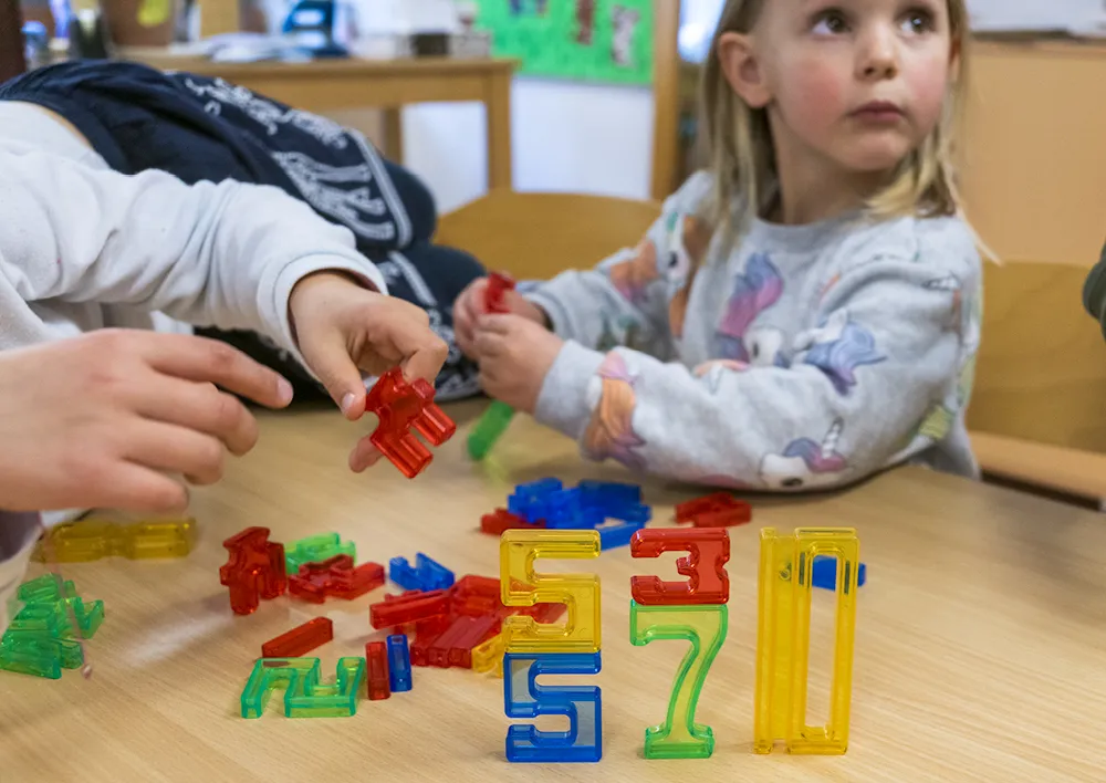 TimeTEX Zahlen-Bausteine "Zahl auf Zahl", 35-tlg.