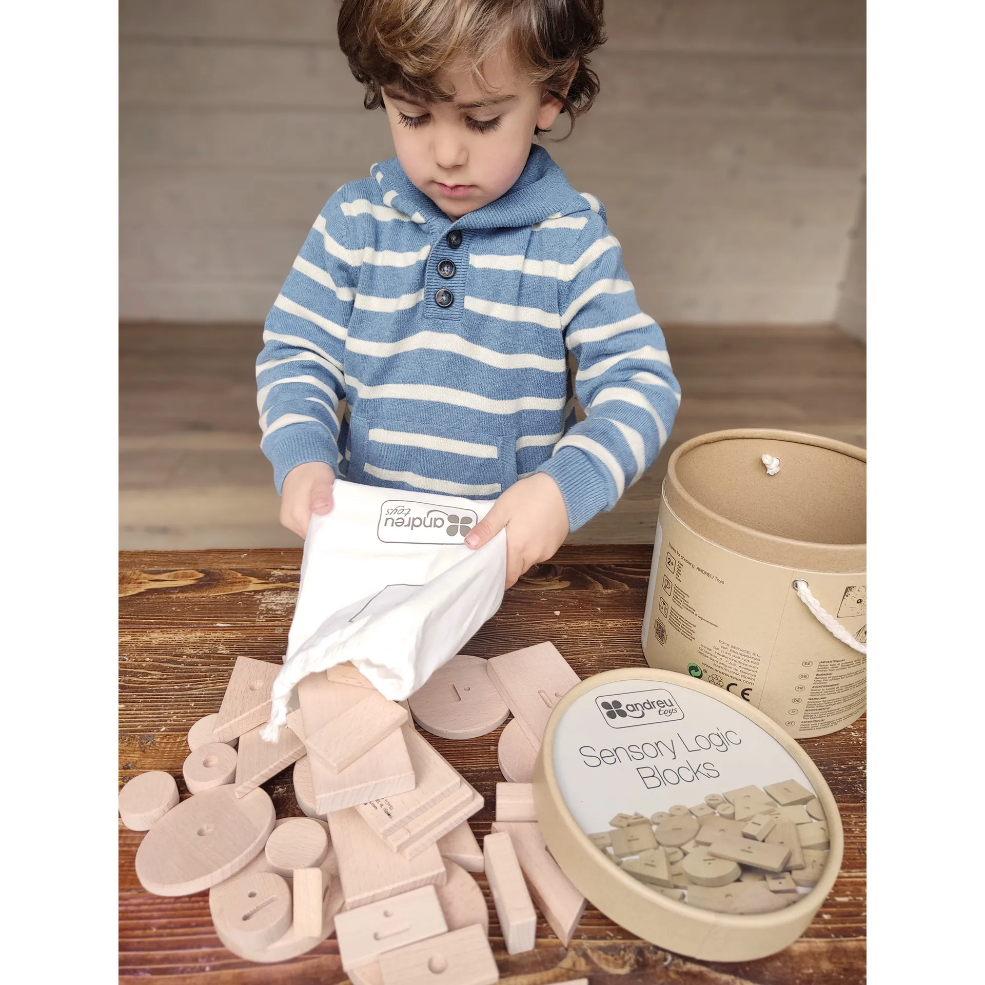 Logische Blöcke zum Tasten, 52-tlg.