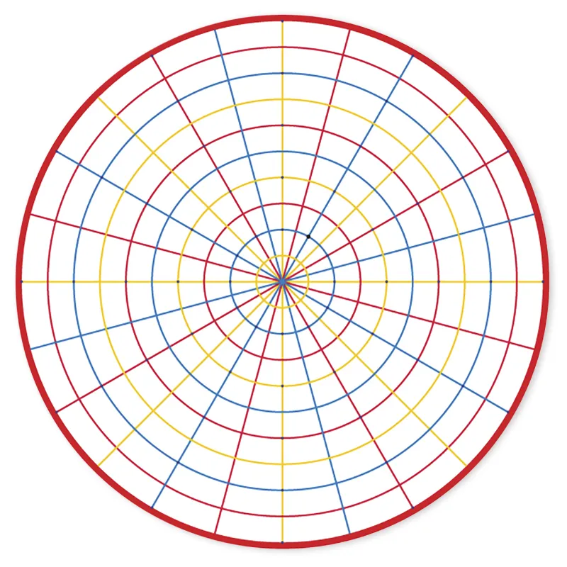 Mandala-Papier, 28x28 cm, 36 Blatt