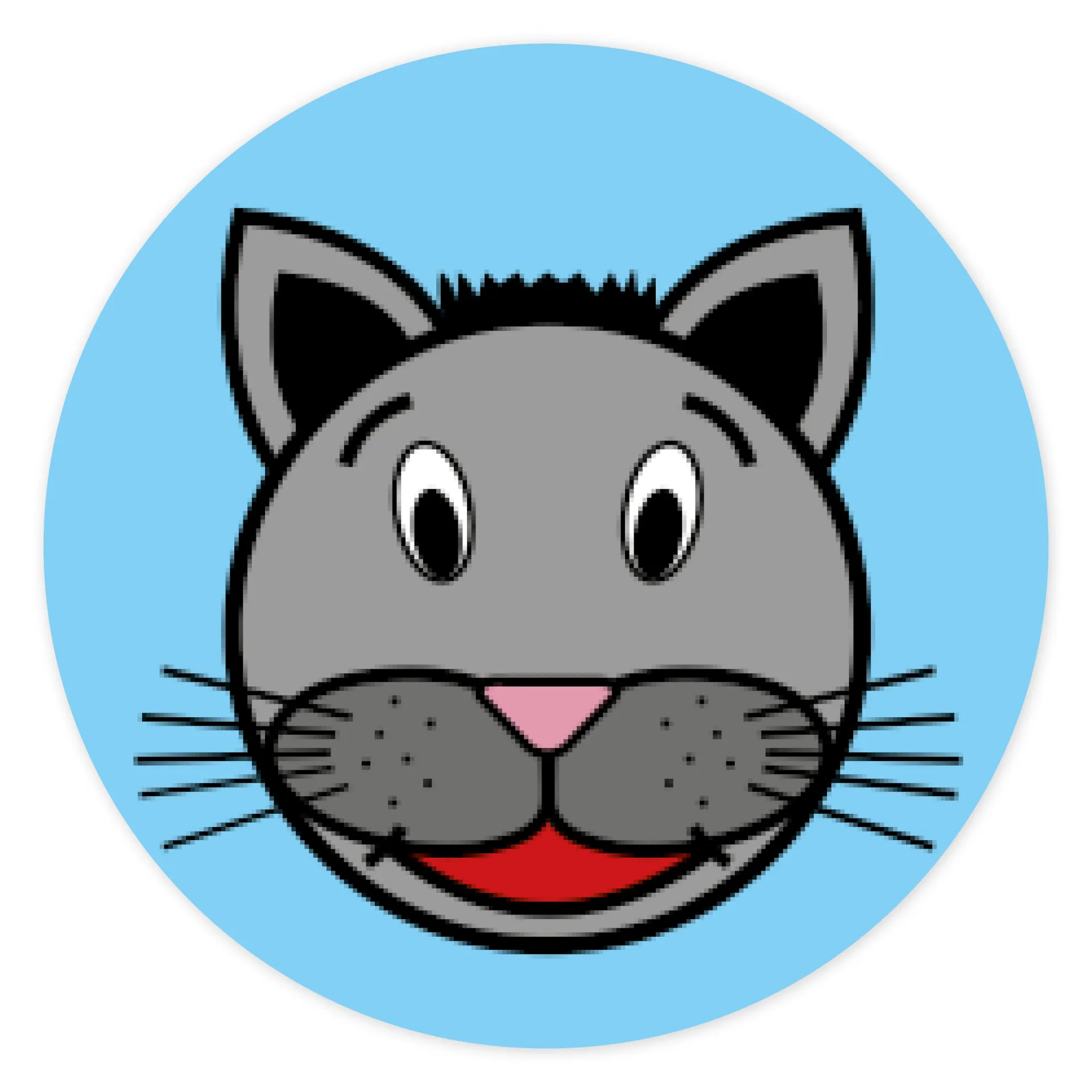 Set Magnet-Wende-Plättchen "Tier-Gesichter"