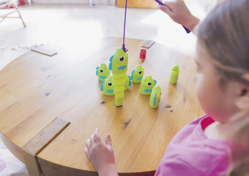 Spiel "Wer fängt den längsten Fisch?", 11-tlg.