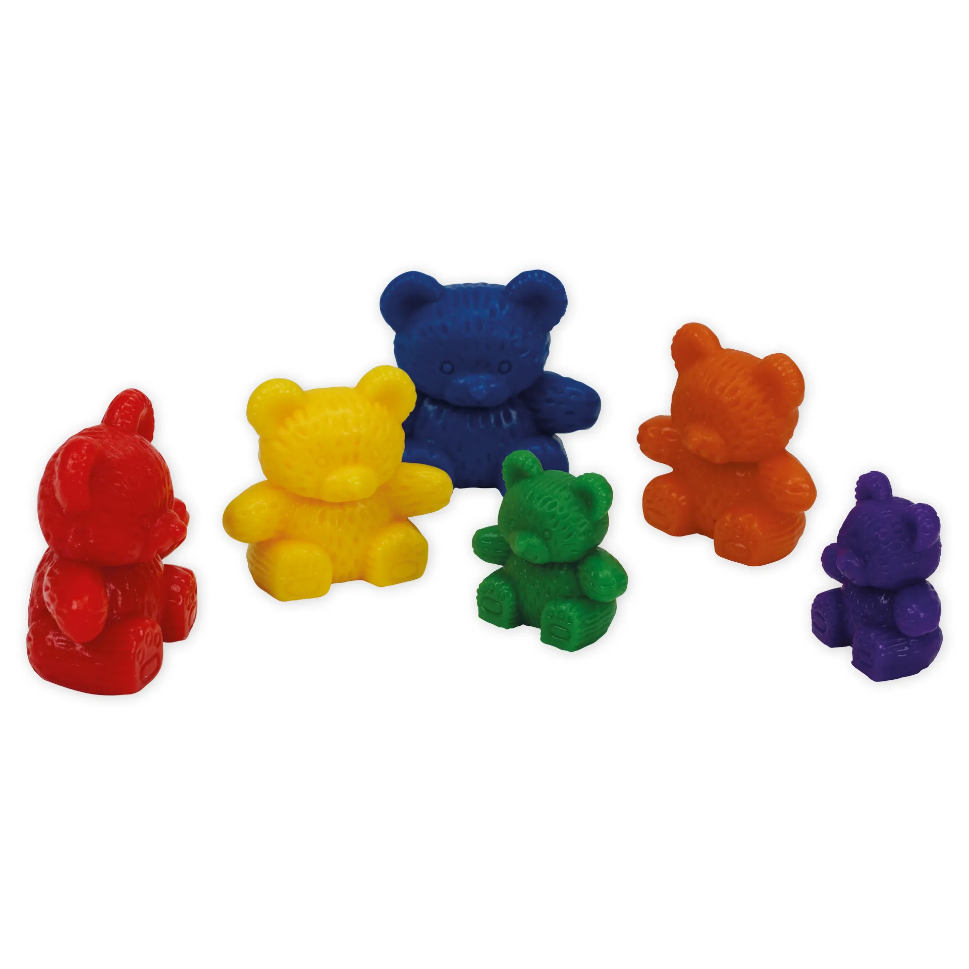 Mathe-Bären "Familie" in Box, 6 verschiedene Farben, 96-tlg.