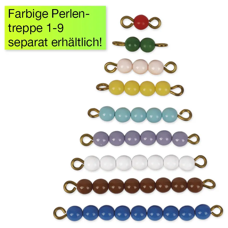 TimeTEX Dreieckiges Tablett für Perlentreppe "Montessori Premium"