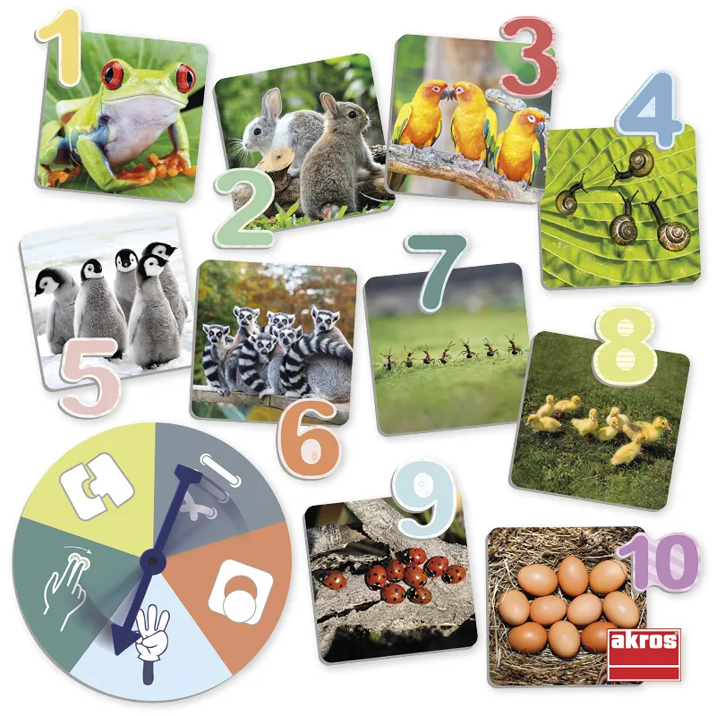 Lernspiel "Die Zahlen von 1 bis 10 spielerisch erfassen", 62-tlg.
