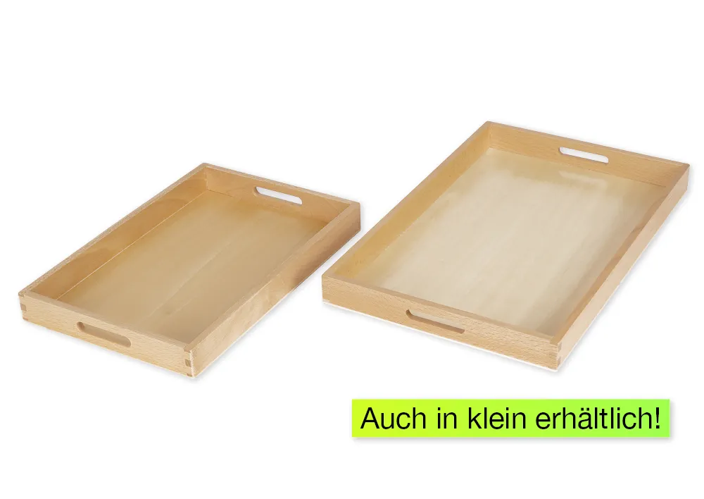 TimeTEX Holztablett, groß "Montessori Premium"
