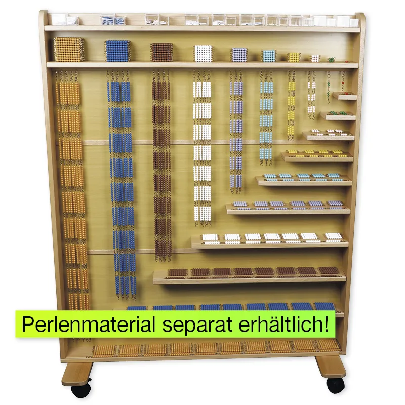 TimeTEX Wandregal für das Perlenmaterial "Montessori Premium"