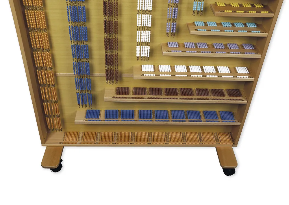 TimeTEX Wandregal für das Perlenmaterial "Montessori Premium"