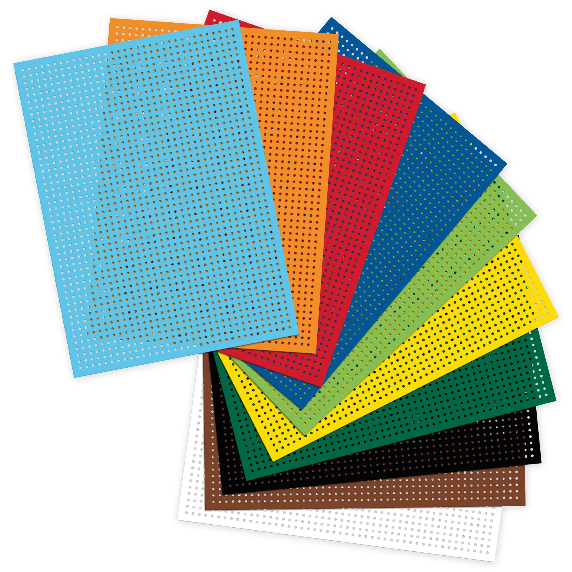 Stickkarton farbig, 17,5x24,5 cm, 40 Blatt