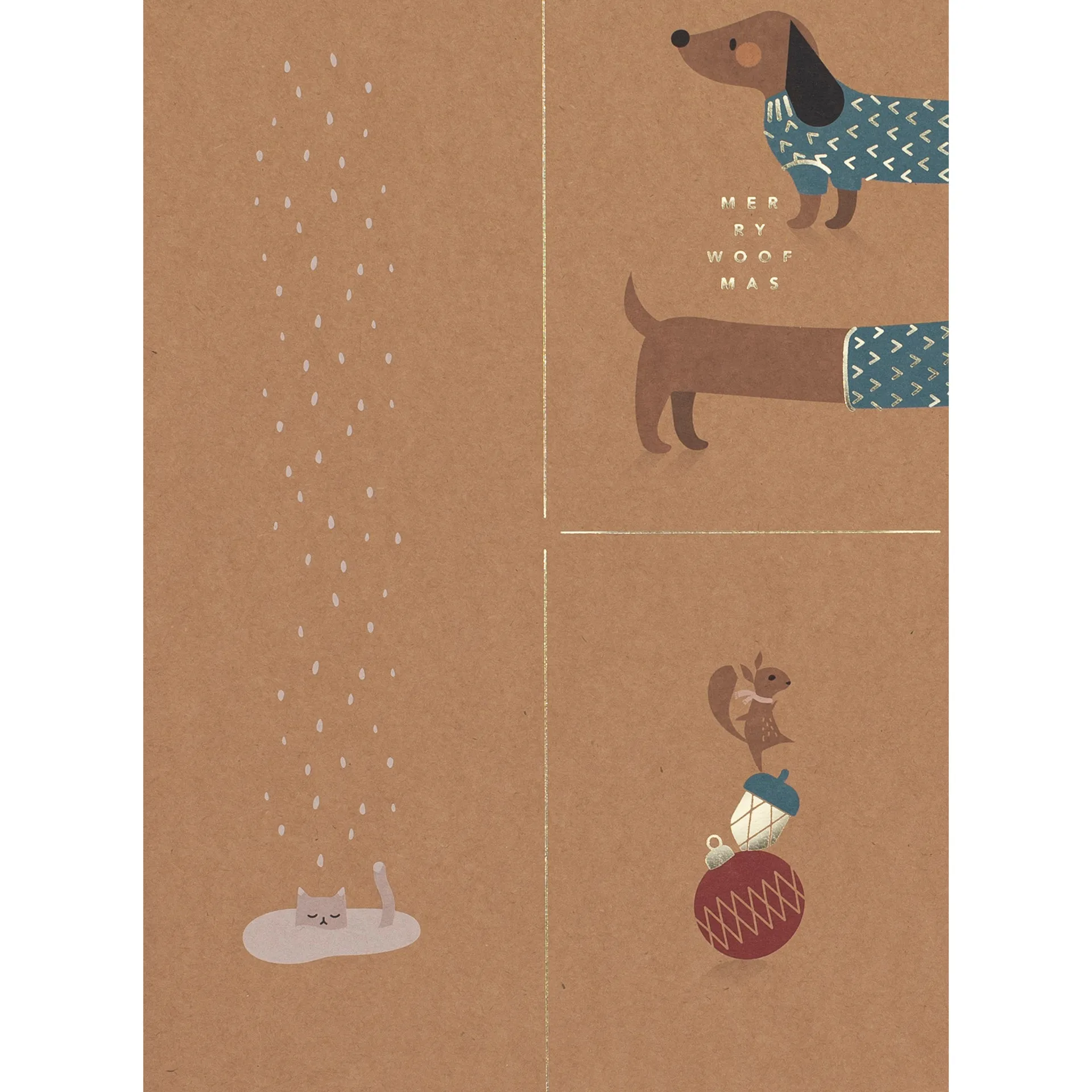 Kraftpapier-Block "Magic Christmas Paper" A4, 20 Blatt