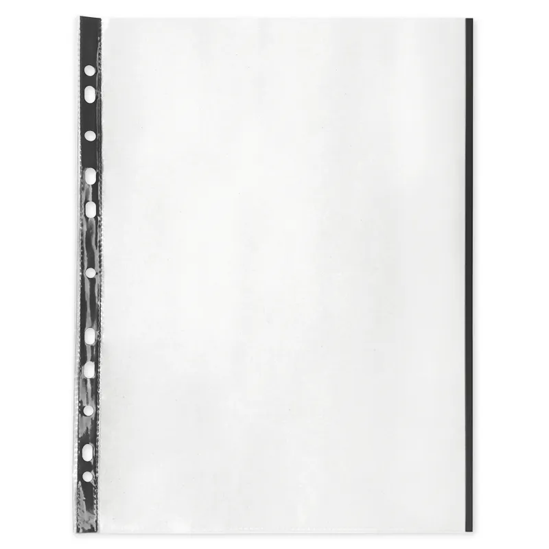 Prospekt-Hüllen A4 mit Duplex-Farbstreifen, 50 Stück