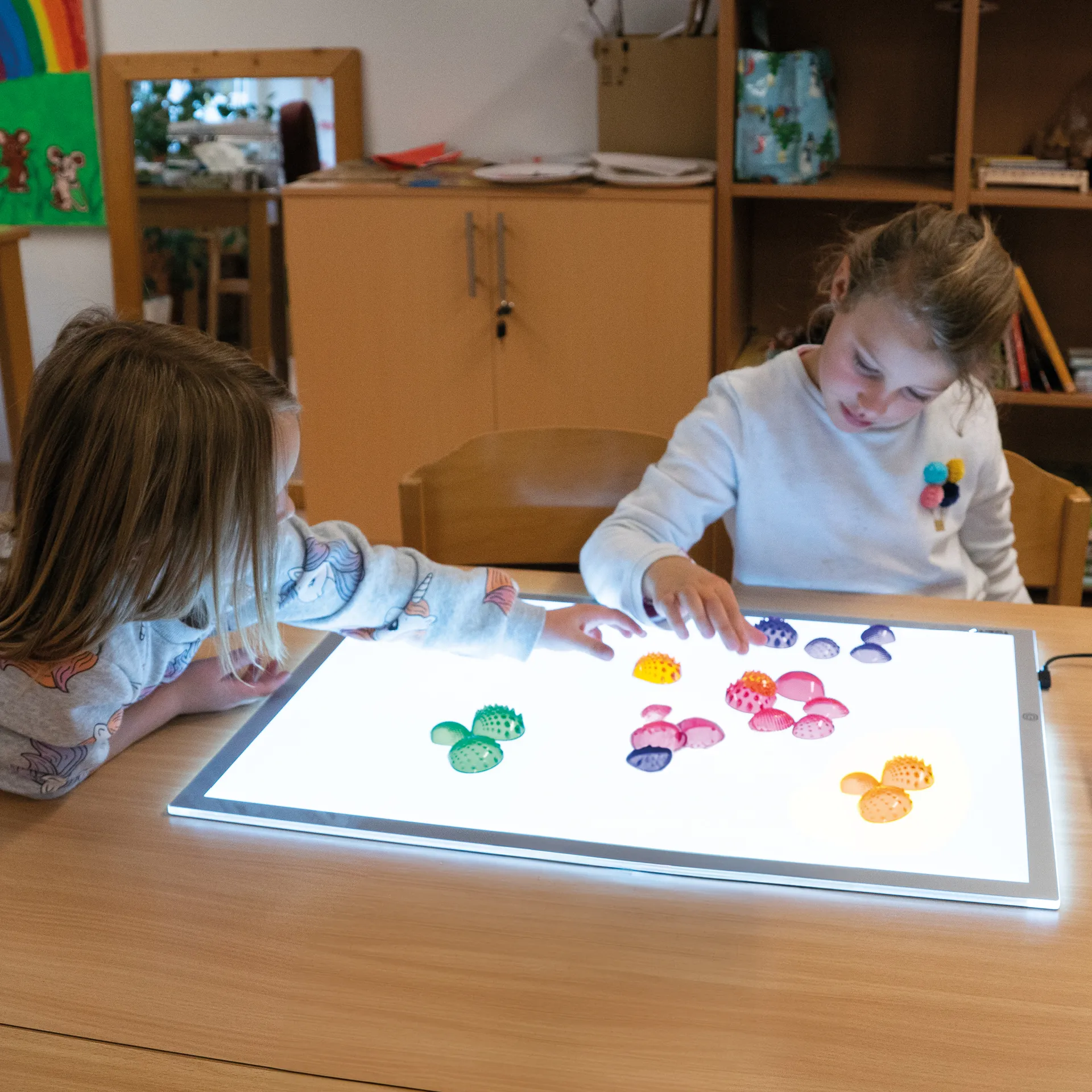 Muschel-Set, transparent und taktil, 108-tlg.