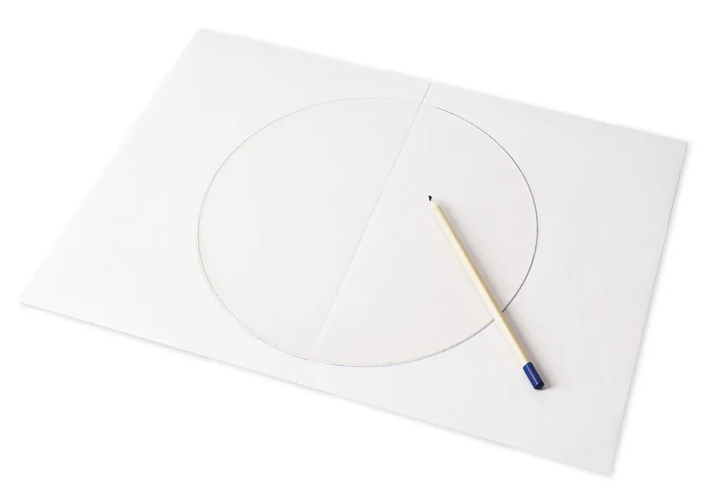 TimeTEX Kunststoffkreis zum Aufmalen der beiden Erdkugelhälften "Montessori Premium"