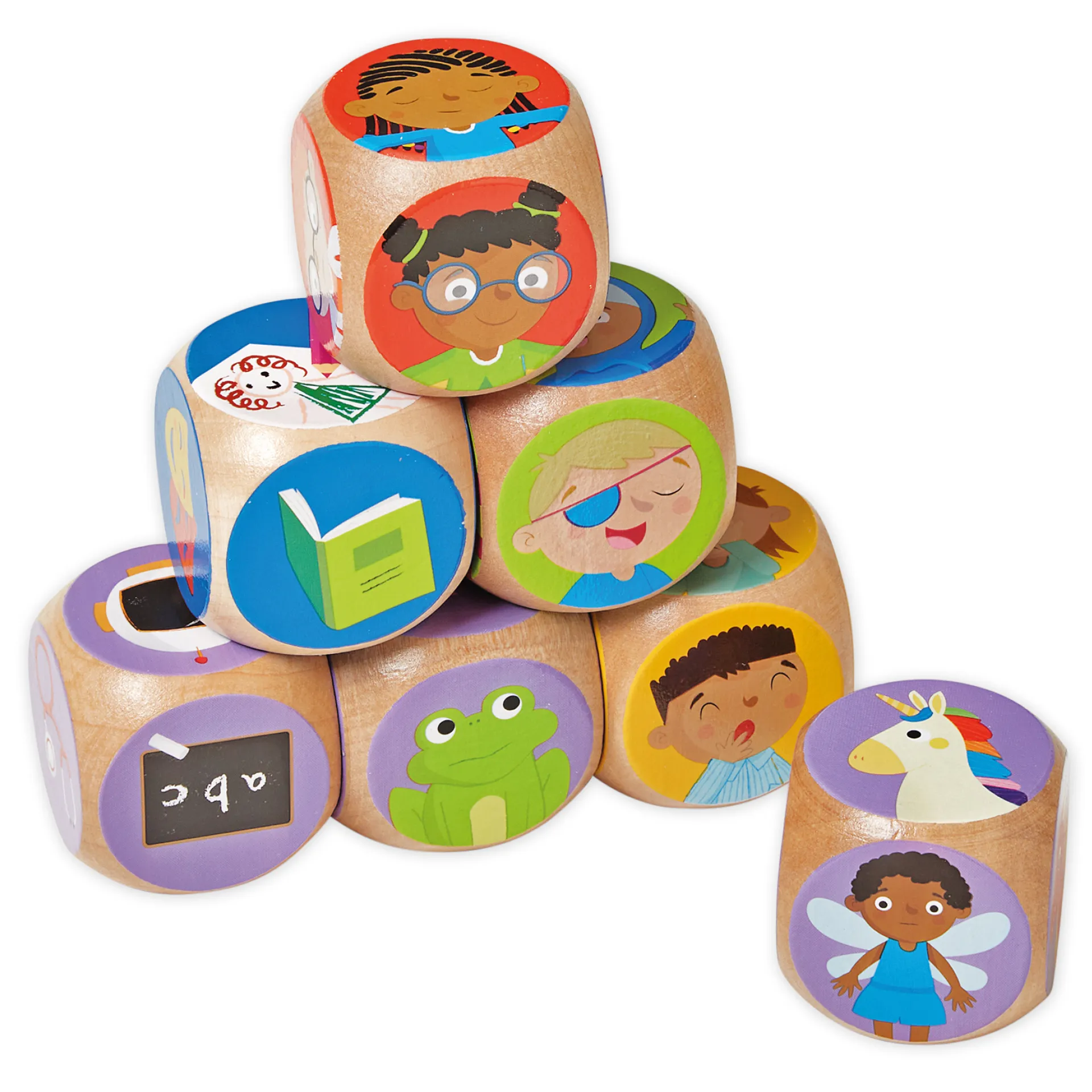 Lernspiel "Gefühle würfeln", 8-tlg.