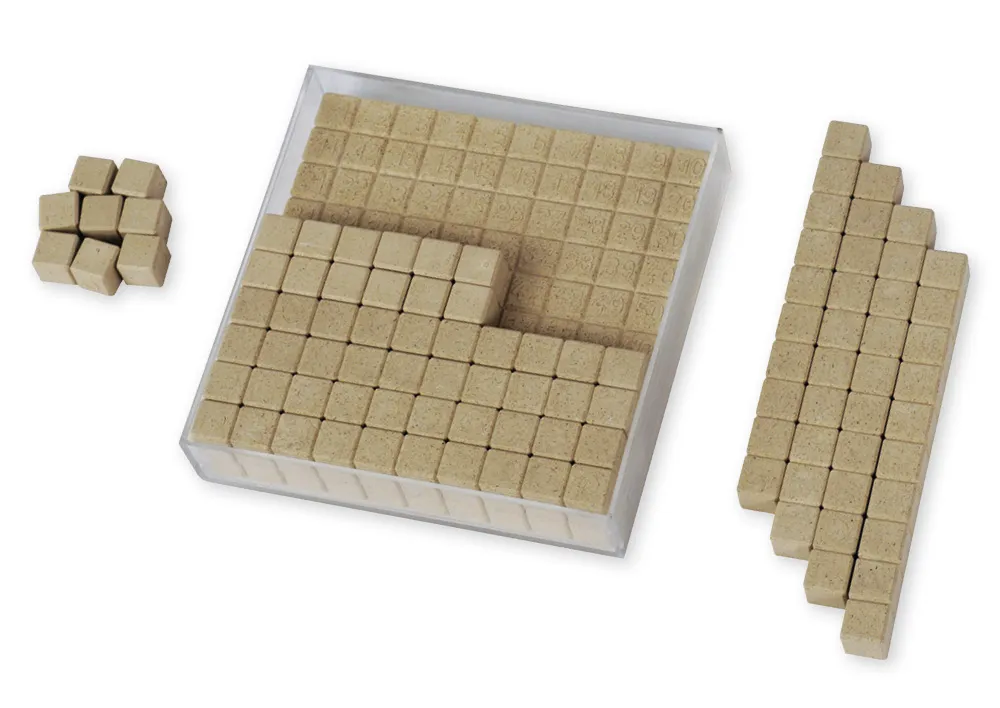 Set Hunderter-Platte, 29-tlg., RE-Wood