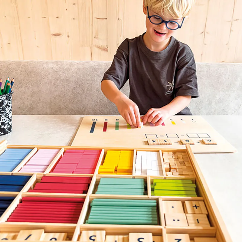 Lernbox "Rechenstäbchen und Zahlen", 460-tlg.