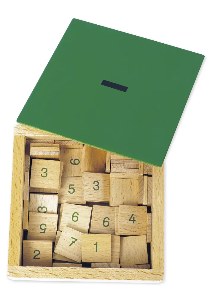 TimeTEX Subtraktionstabellen im Holzrahmen "Montessori Premium"
