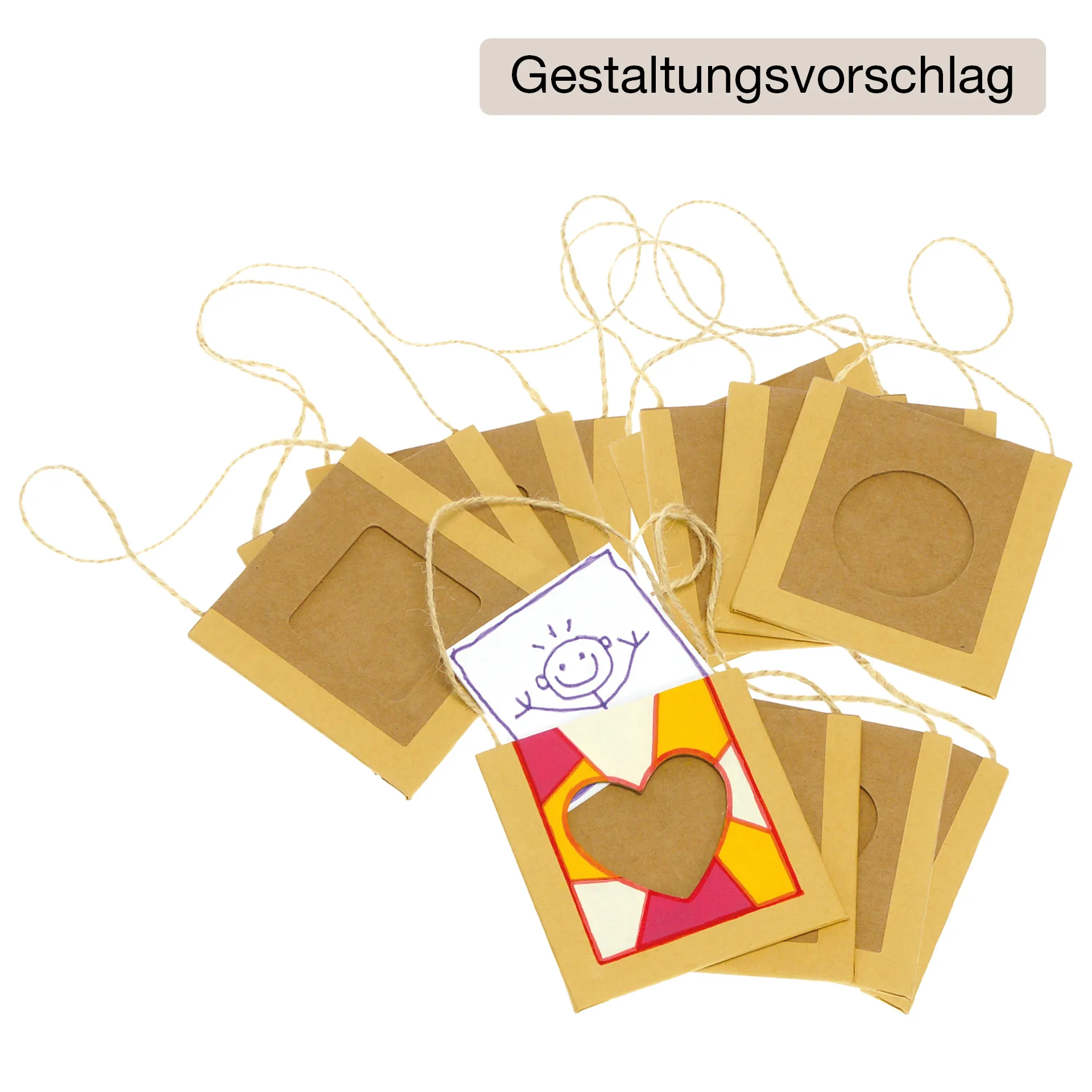 Papp-Bilderrahmen "Mix", 12 Stück