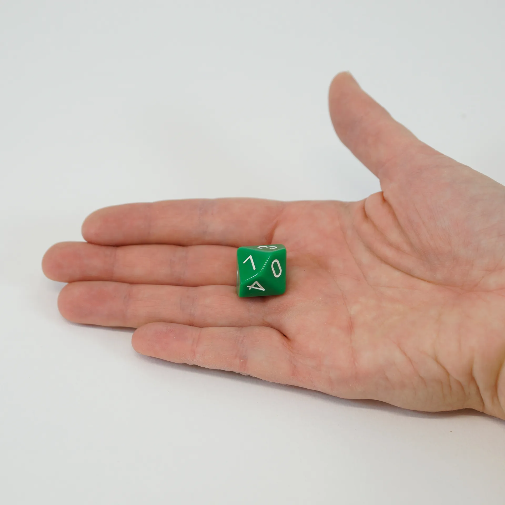 Set Würfel zehnseitig 0-9 (Einer), 100 Stück in Dose