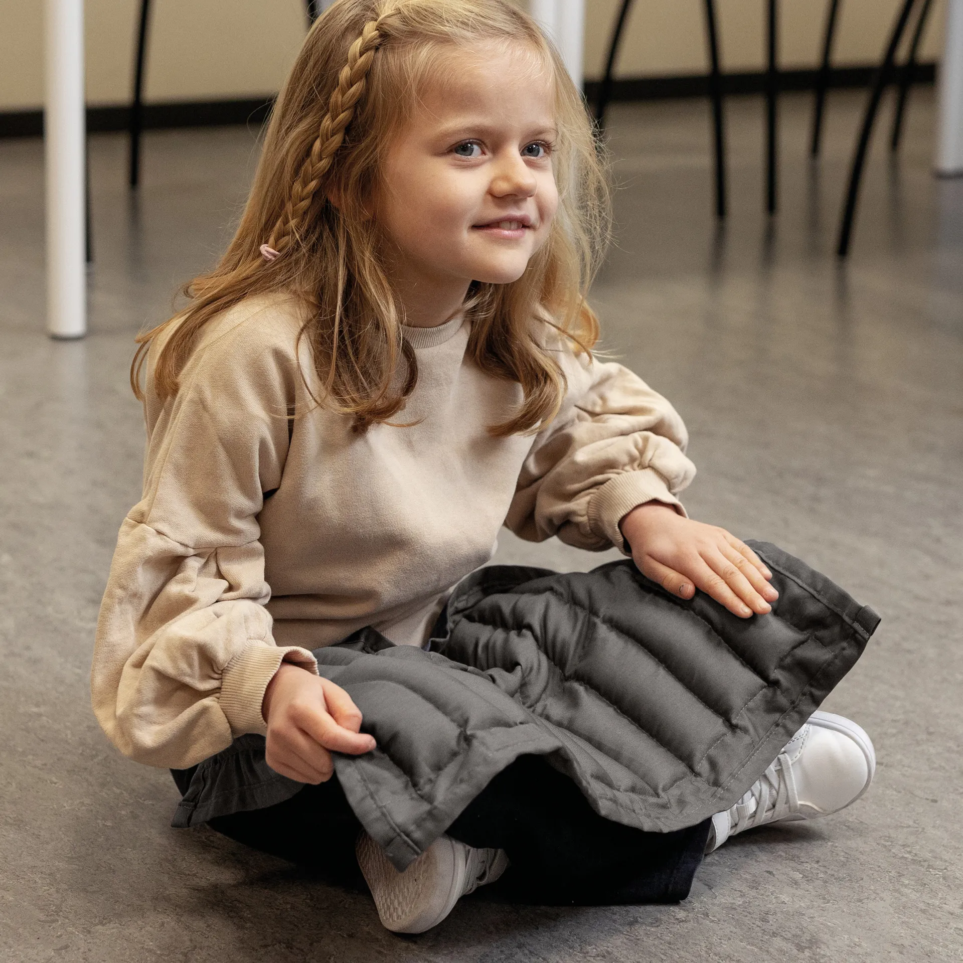 Gewichts-Decke für den Schoß, 38x28 cm, 1,2 kg