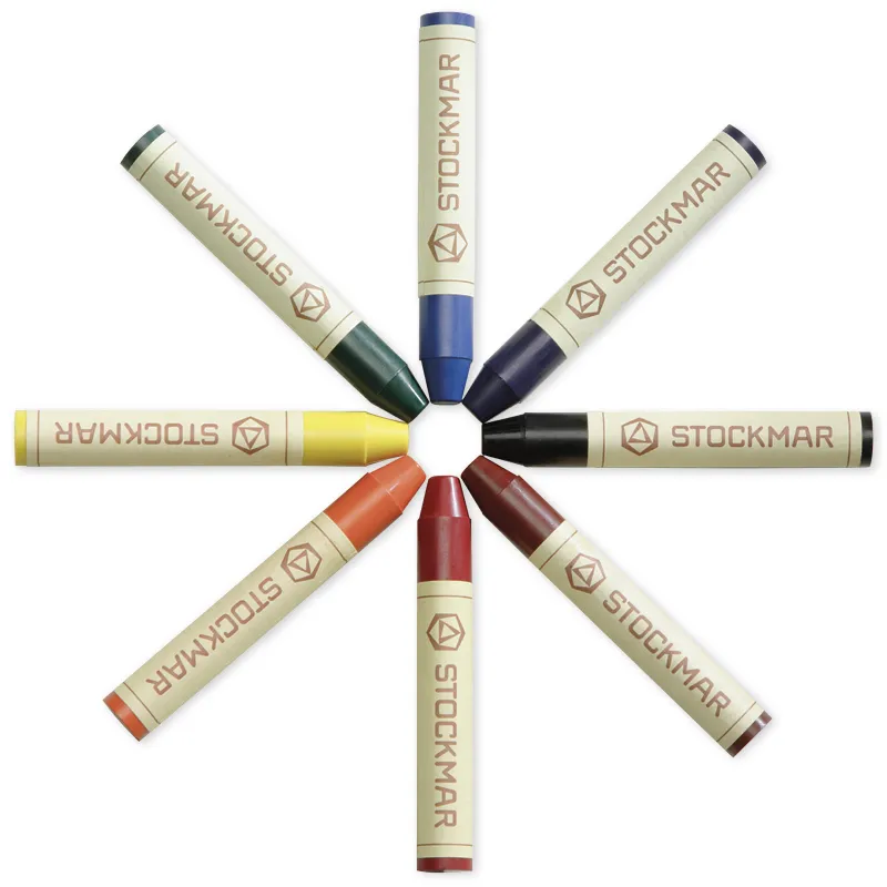 Stockmar-Wachsmalstifte, 8 Farben im Metalletui