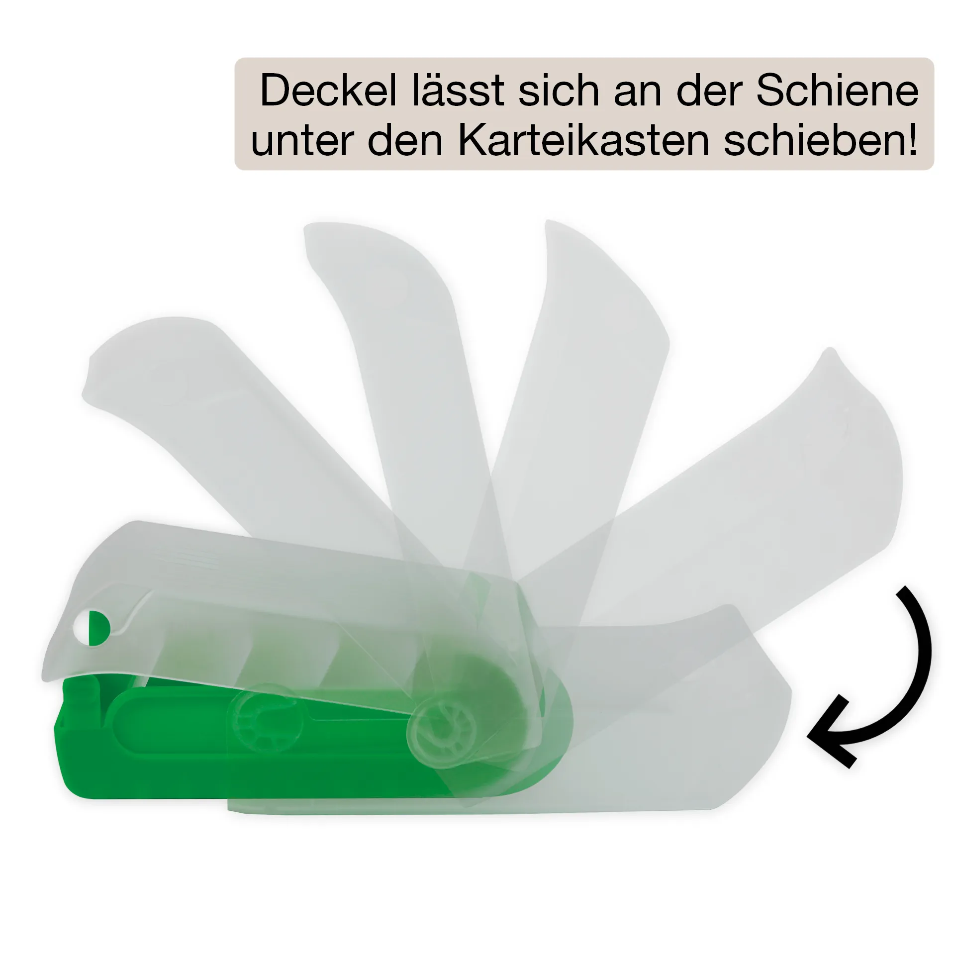 Karteikasten für A8 Kunststoff