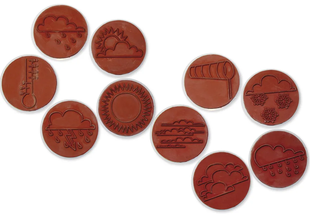 Stempel "Wetter", 10-tlg.