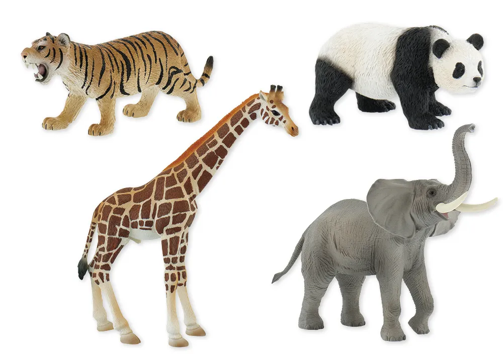 Set Zoo-Tiere, 9-tlg.