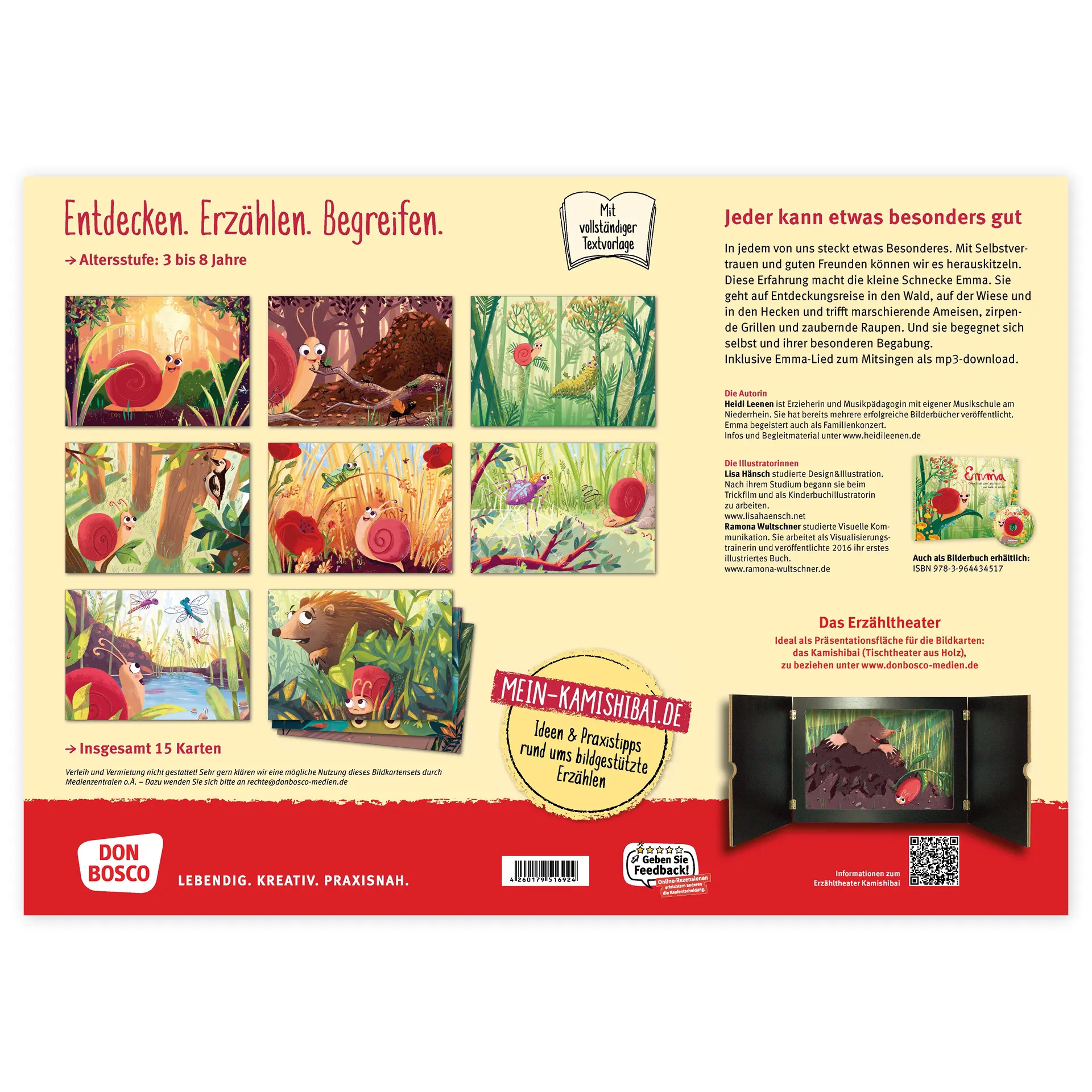 Bildergeschichten-Karten "Emma - Ohne dich wär' die Welt nur halb so schön", 15-tlg.