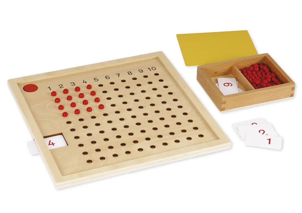 TimeTEX Kleines Multiplikationsbrett "Montessori Premium"