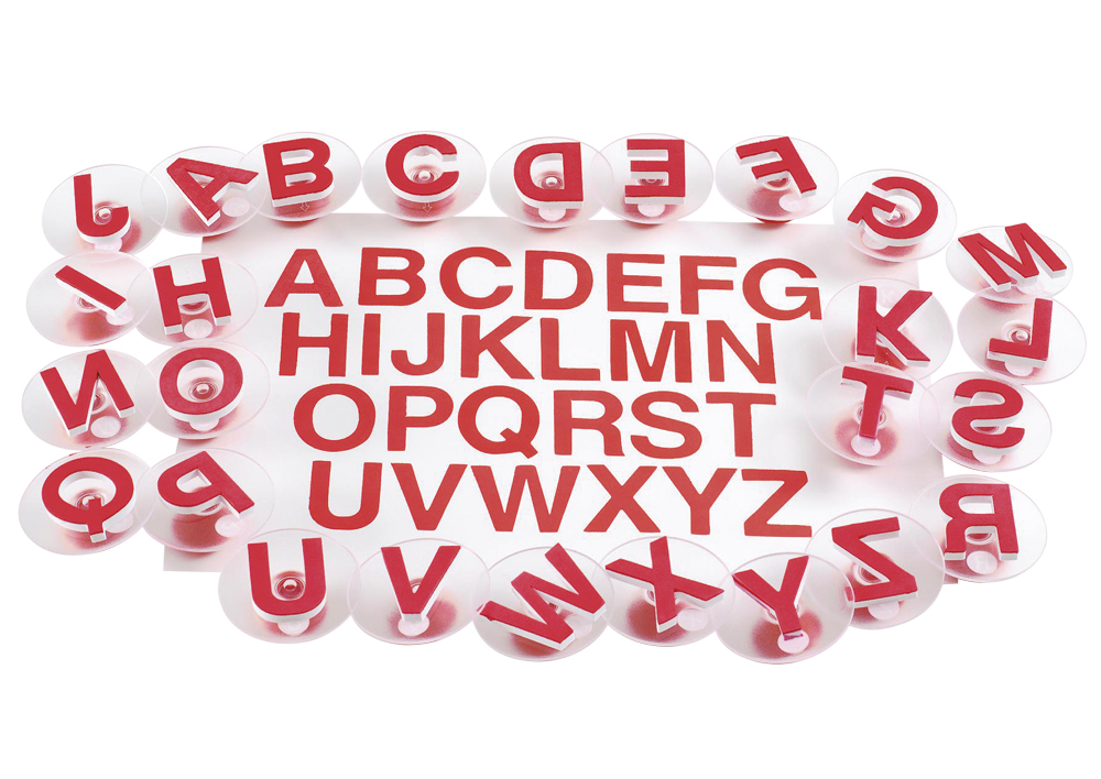 Jumbo-Griff-Stempel "Großbuchstaben", 26-tlg.