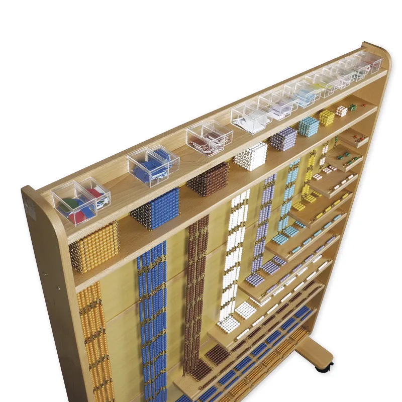 TimeTEX Wandregal für das Perlenmaterial "Montessori Premium"