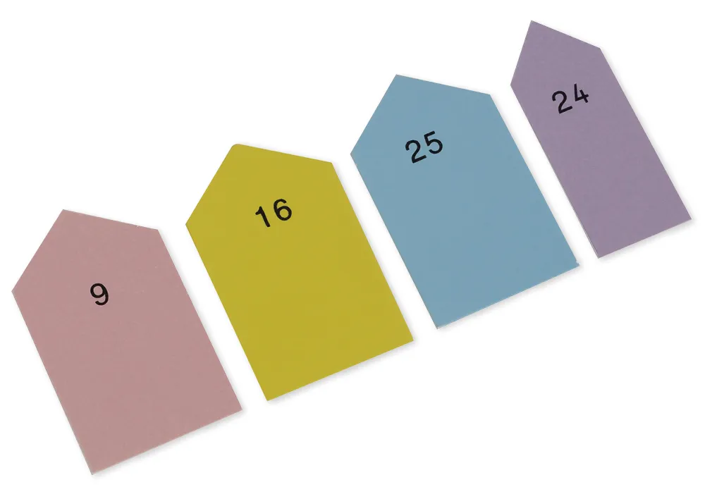 TimeTEX Pfeile für die kurzen Perlenketten "Montessori Premium"