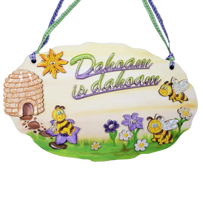 Fliegende Holz-Biene zum Gestalten, 10 cm breit