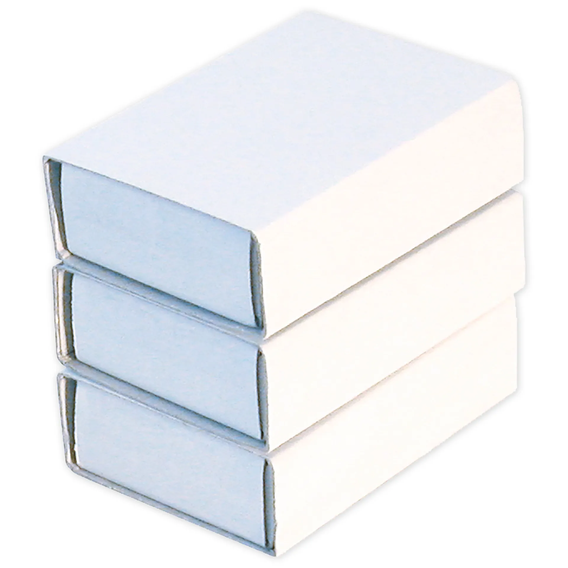 Streichholz-Schachteln weiß, 10 Stück