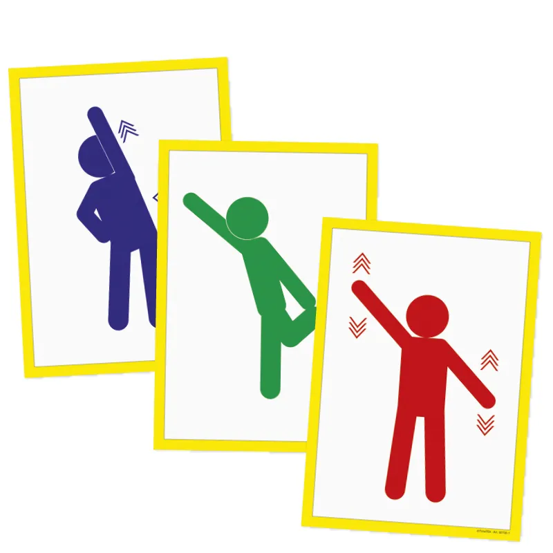 Aktivitäten-Karten XL A4 "Bewegtes Lernen", magnetisch, 26-tlg.