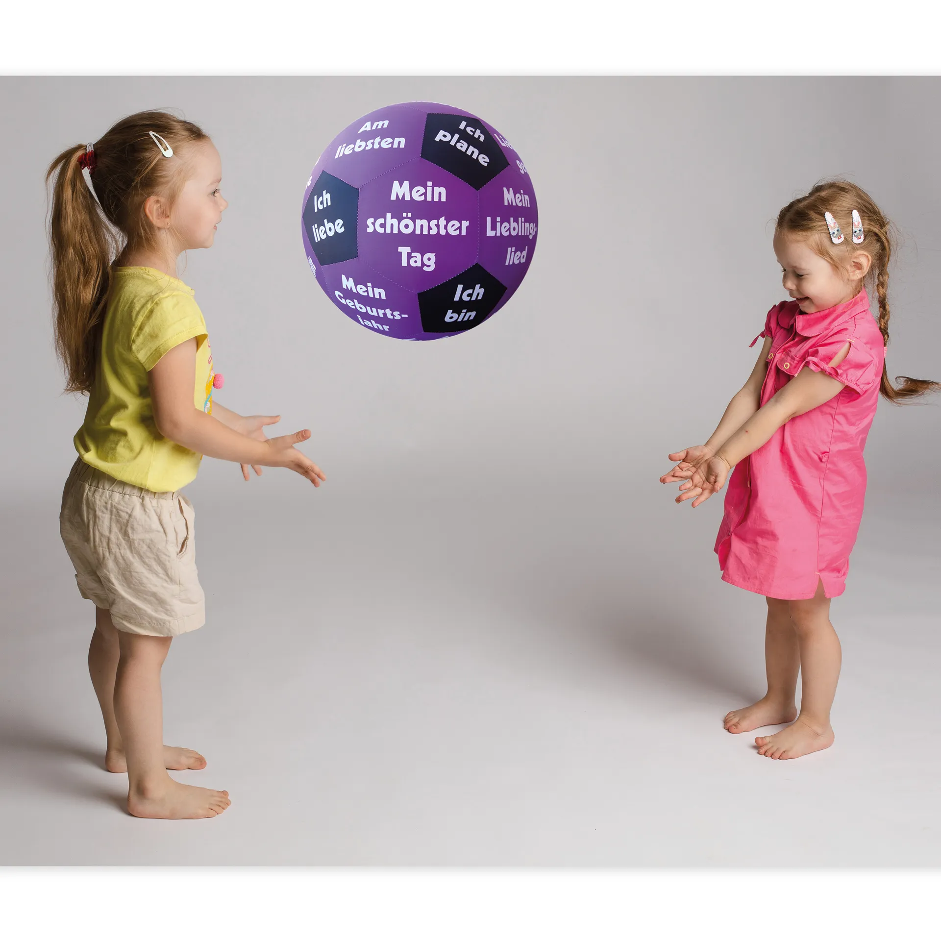 Lernspiel-Ball "Pello" - Kennenlern-Sätze Deutsch