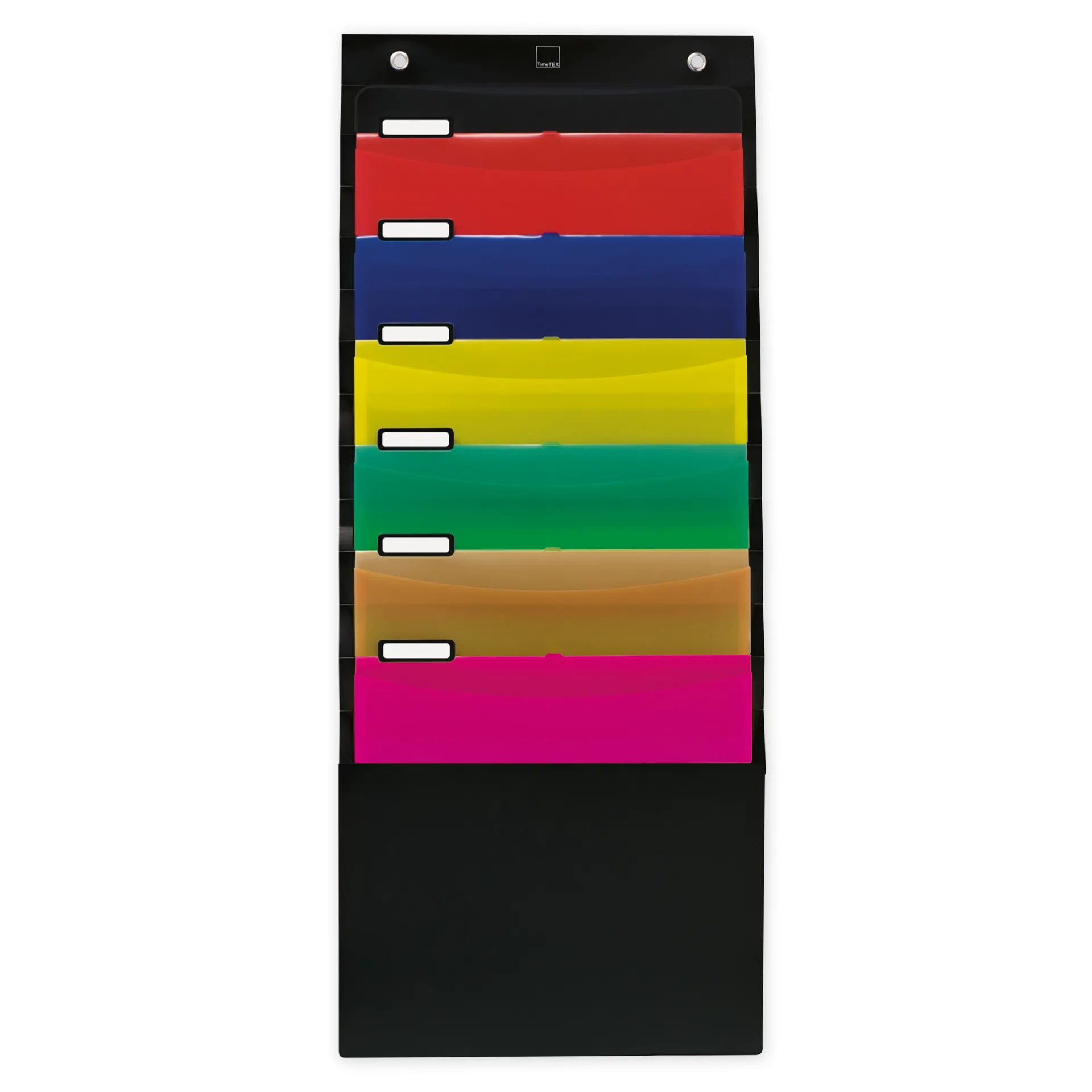 Hänge-Orga-Mappe für A4, 6 Fächer, schwarz