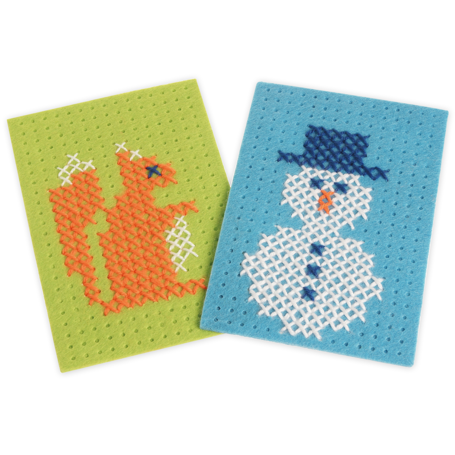 Stick-Platten aus Filz, 12x17,5 cm, 6 Stück