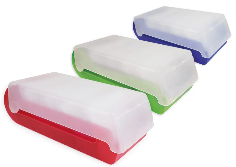 Lernbox A7, Kunststoff, mit 100 Karten liniert