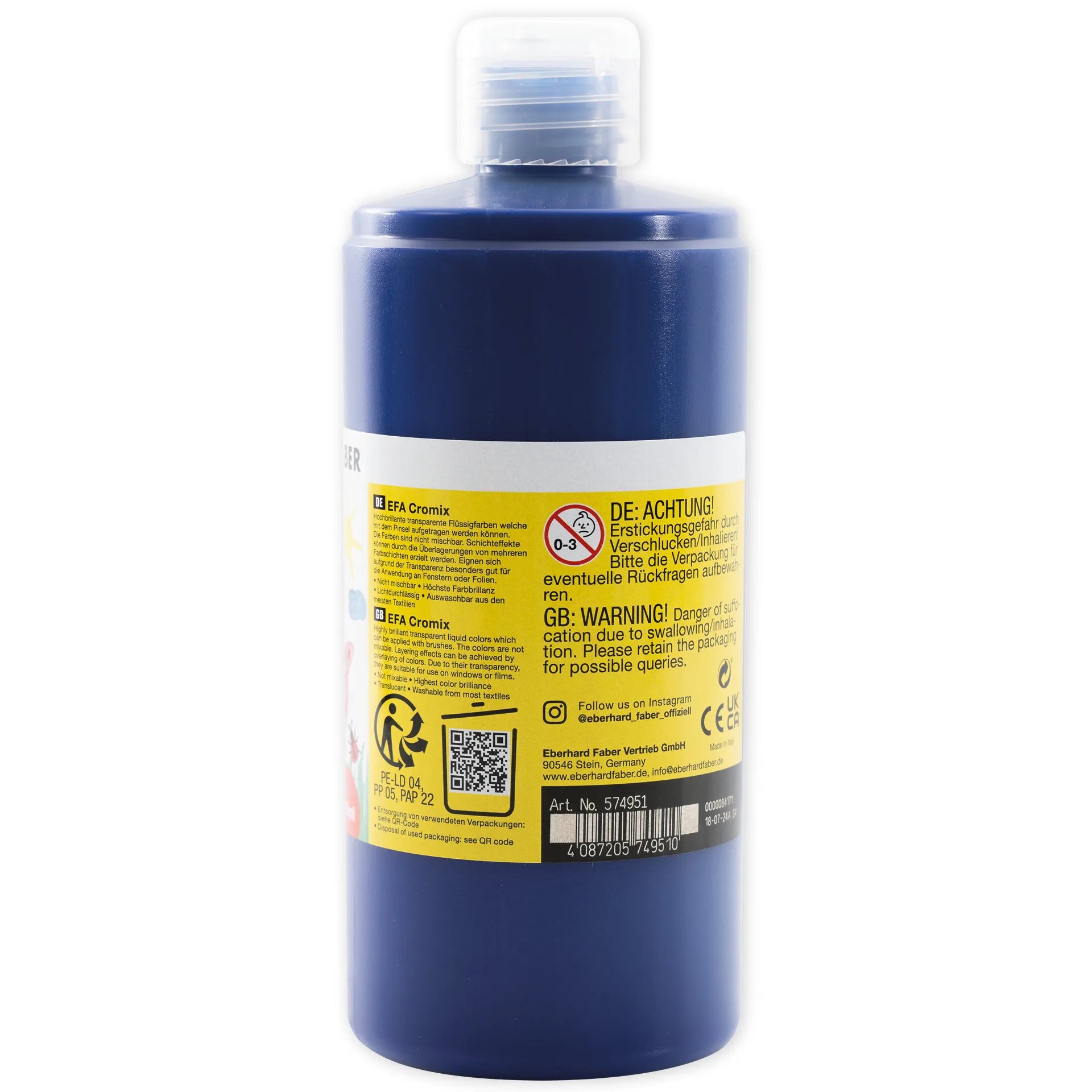 Eberhard Faber Cromix Transparentfarbe, 500 ml