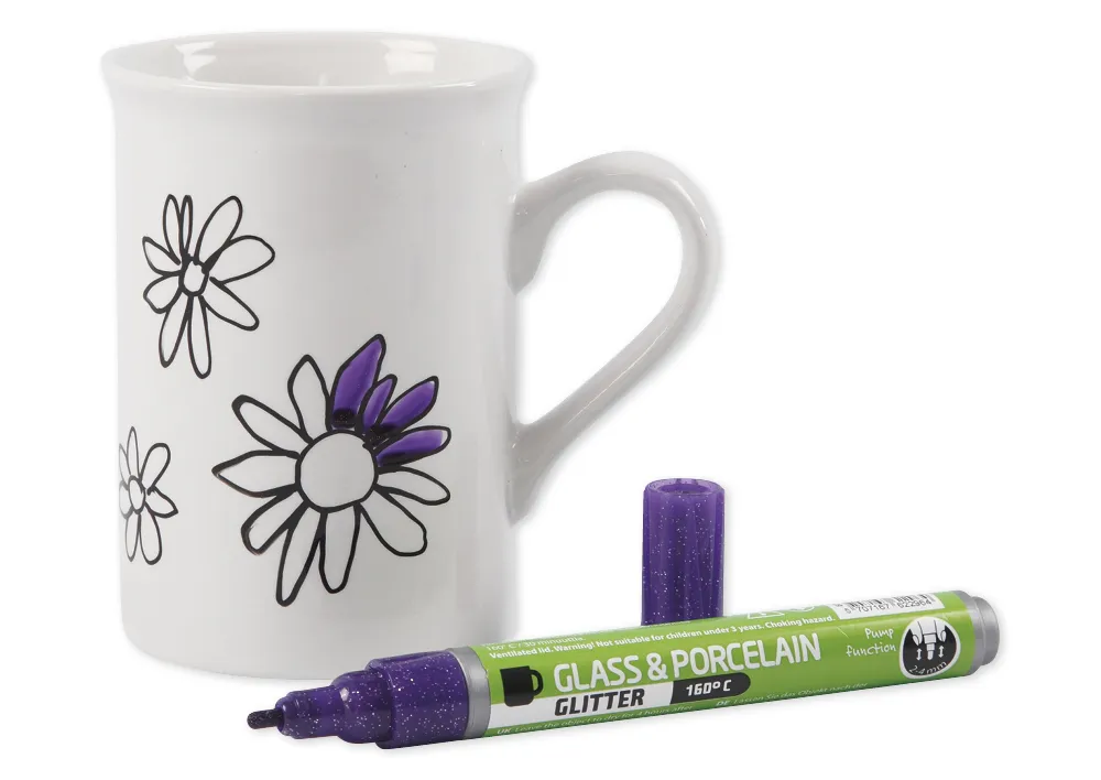 Porzellan-Becher, groß