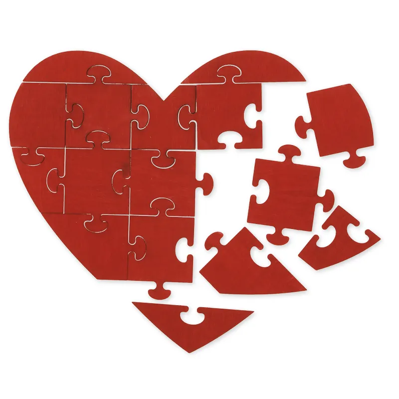 Holzpuzzle "Herz" 16-tlg.