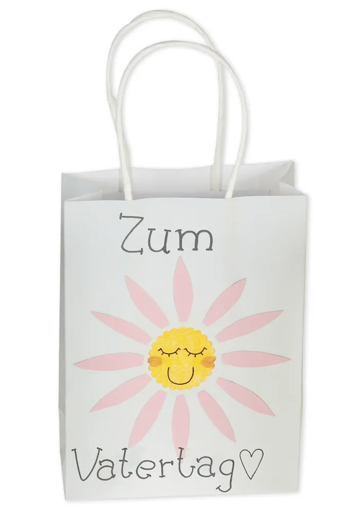 Papiertüten mit Henkel, 16x12x5 cm, 20 Stück