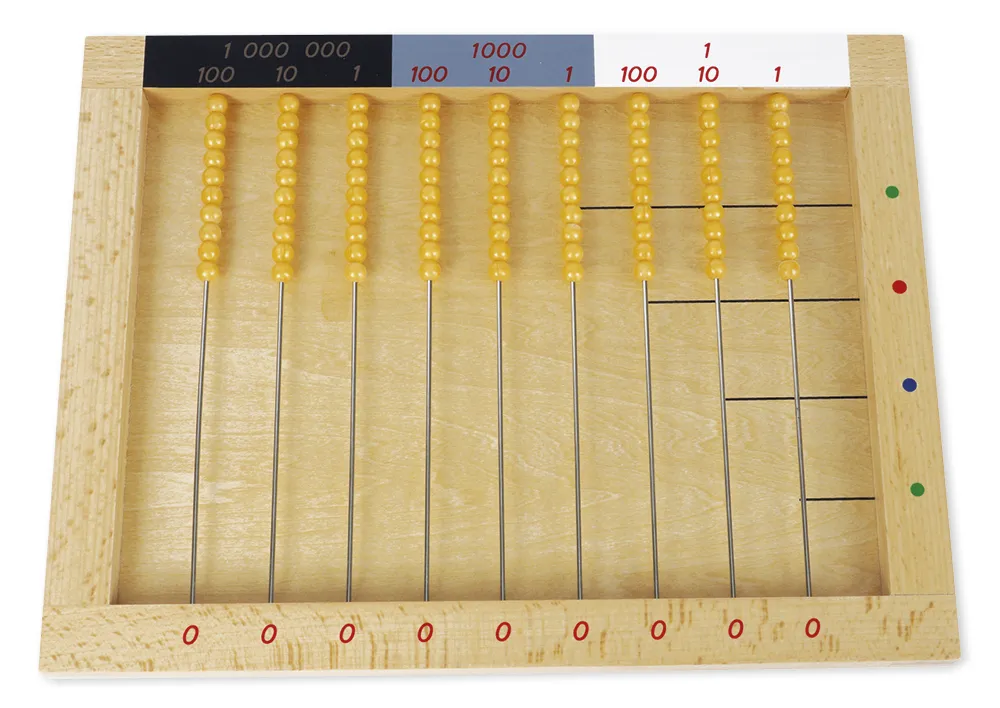TimeTEX Liegender Rechenrahmen "Montessori Premium"