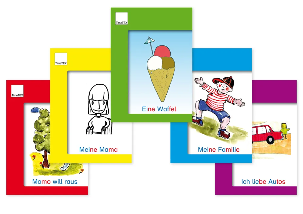 Set Lesebüchlein A6, alle Farben, 38-tlg.