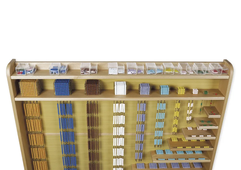 TimeTEX Wandregal für das Perlenmaterial "Montessori Premium"